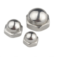 OEM M4 M10 Carbon Steel Nickel Plated Cap Nut